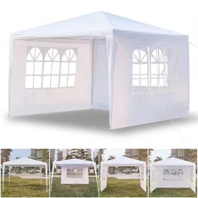 3 X 3m Three Sides Waterproof Tent With Spiral Tubes White PartyEvent & Camping • £35.90