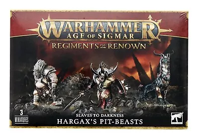 Warhammer Age Of Sigmar Slaves To Darkness Hargax's Pit-Beasts 3-Miniature Set • $89.99