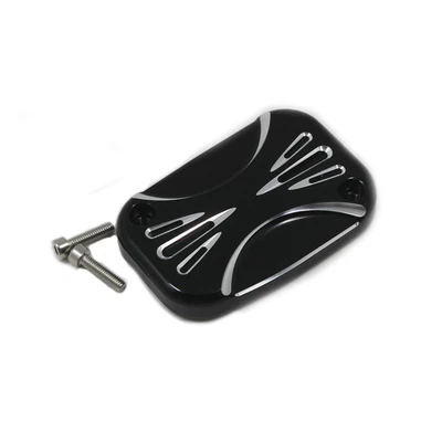 $12.32 • Buy Edge Cut Left Brake Master Cylinder Cover Fit For Harley Touring Trike V-Rod