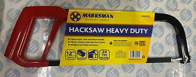 #Hacksaw 12  300mm  Square Lacquered Steel Frame Strong Handle Blade *new* • £4.99