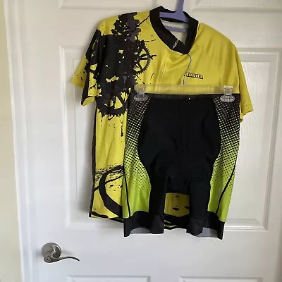 Aogda Cycling Kit Jersey Large Shorts Medium Mint Condition Only Worn Once • $20