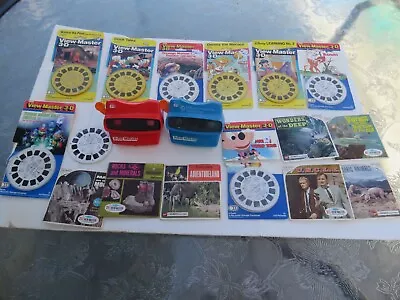 View Master & Reel Lot 2 View Masters And 15 Packages Of Reels + Extras • $19.95