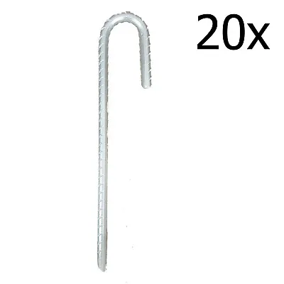 20 X H/D GROUND STAKES REBAR TENT PEGS 10mm X 30cm Bouncy Castle Gazebo Marquee  • £24.49