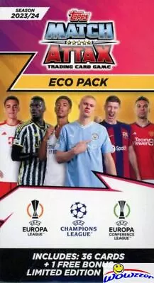 2023/24 Topps Match Attax Champions League UEFA ECO Box-36 Cards+Limited Edition • $14.95