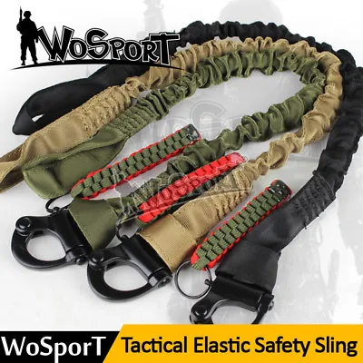 Military Safe Lanyard Strap Quick Release Climbing Rope Tactical Protect Sling • £8.28