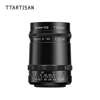 TTartisan 100mm F2.8 Bubble Bokeh Full Frame Lens For Leica-M M42 Mount Cameras • $244.59