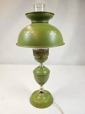Vintage Green Oil Lamp • $14.99