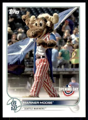 2022 Opening Day Mascots #M-19 Mariner Moose - Seattle Mariners • $0.99