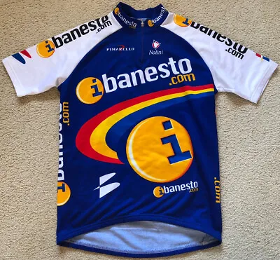 089 Vintage Nalini Pinarello Banesto Made In Italy Cycling Jersey Mens Size 5 • $19.99
