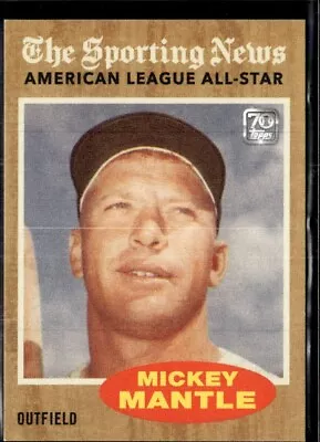 2021 Topps X Mickey Mantle Mickey Mantle #28  The Sporting News  (reprint) • $1.99