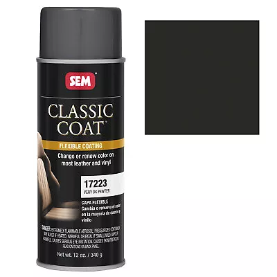 SEM Classic Coat Very Dark Pewter Color Aerosol 12 Oz. Auto Paint 17223 • $15.99