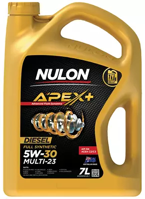 Nulon Apex+ 7 Litre Full Synthetic 5w-30 Multi-23 Engine Oil • $140