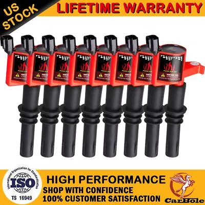 Set Of 8 Ignition Coil For Ford F150 4.6/5.4L 2004 2005 2006 2007 2008 2009 2010 • $37.99