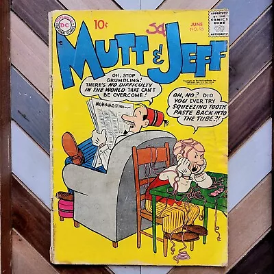 MUTT & JEFF #95 GD/VG (DC/Harvey 1957) Silver Age / SHELDON MAYER Cover • $13.70