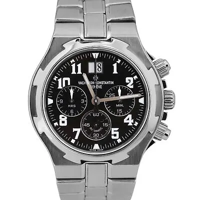 Vacheron Constantin Overseas Chronograph BLACK Stainless Steel 40mm 49140 Watch • $11993.11