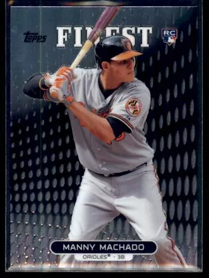 2013 Finest Manny Machado RC Baltimore Orioles #80 • $5