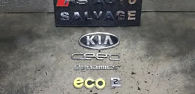 Kia Ceed 2010 5dr 1.6 Crdi Rear Tailgate Boot Logo Badge Emblem  • $50.51