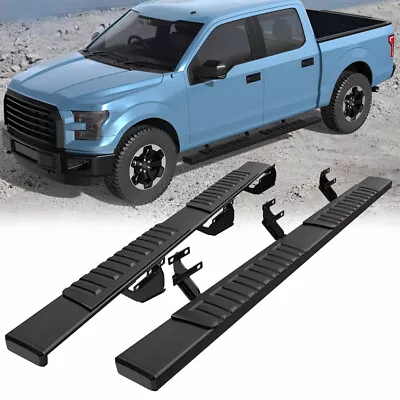 6'' Running Boards Side Steps Pair For Ford F150 F250 F350 Super Duty Crew Cab • $134.91