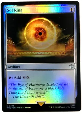 MTG Sol Ring *FOIL* Universes Beyond: Doctor Who 0245 NM • $8.50