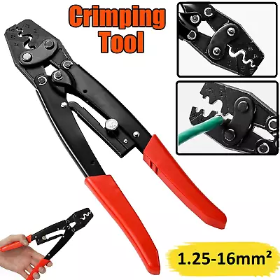 1.25-16mm² Wire Crimper Cable Plier Terminal Anderson Plug Lug Crimping Tool AU • $34.99