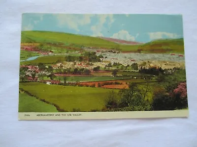 Vintage  Colour  Postcard    Abergavenny And The Usk Valley  Wales   . • £2.99