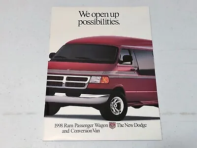 1998 Dodge Ram Passenger Wagon & Conversion Van Catalog In Excellent Condition • $9.44