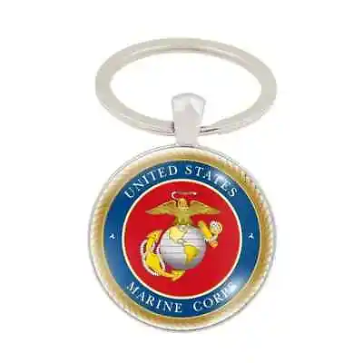 U.S.Marine  Logo Stainless Steel Key Chain/Pendant NEW Seller Is Combat Veteran. • $9.99