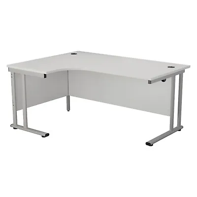 £255 • Buy RZ White Crescent Heavy Duty Professional Office Desk, Left & Right Hand Options