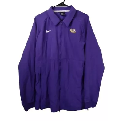 Nike DRI Fit LSU Tigers Purple Jacket Mens Large • $26.24