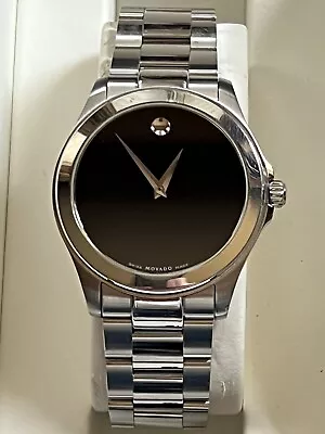 Men’s Movado Museum Stainless Steel Watch 84 E7 1891 38.5mm. • $290