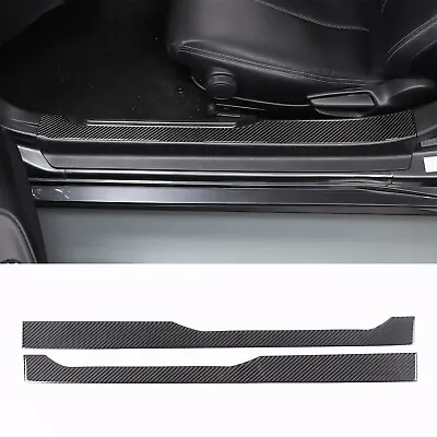 Carbon Fiber Door Sill Scuff Plate Protector Trim For Mazda MX-5 Miata 2016-2023 • $49.99