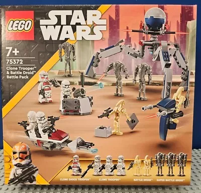 LEGO Star Wars 75372 Clone Trooper & Battle Droid Battle Pack ~ Brand New Sealed • $83.95