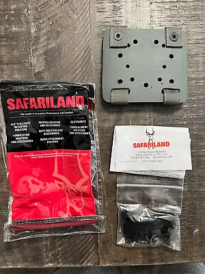 Safariland MOLLE Vest Holster Adapter Mount 600 W/Spacers Screws-Foliage Green • $10