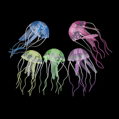 Best Artificial Medium/Large Jellyfish Aquarium Fish Tank Glowing Decor Ornament • £2.99