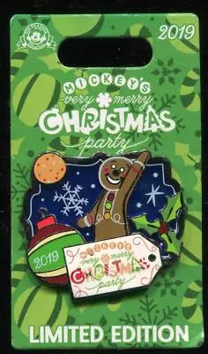 WDW MVMCP Mickey's Very Merry Christmas Party 2019 Gingerbread Man LE Disney Pin • $9.95