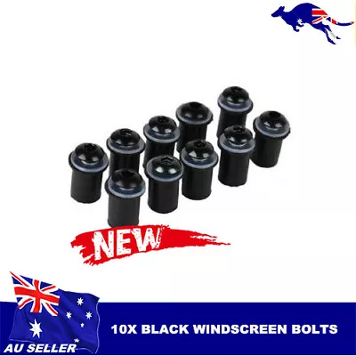 Yamaha YZF-R1 YZF-R6 Screen Bolts & Rubber Well Nuts X10 Yamaha R6 R1 Windscreen • $9.86