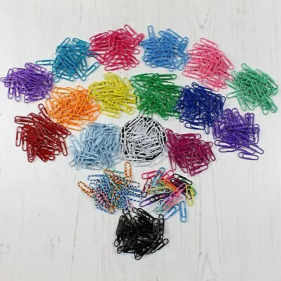 Paper Clips 28mm In 16 Coloured Choices + Assorted & Stripy Zebra • £2.65