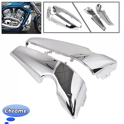 $128.98 • Buy Chrome Left Right Radiator Side Covers Shrouds ABS For Harley VROD V-Rod VRSC US