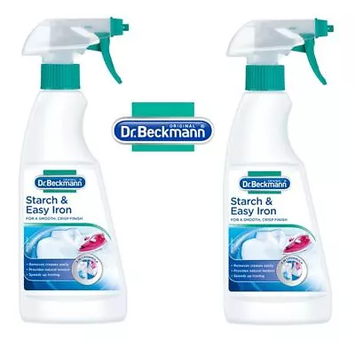 £9.49 • Buy 2 X Dr Bekcmann Starch & Easy Iron Spray 500ml Remove Creases Speed Up Ironing