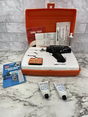 🔥Vtg 1973 Millers Falls Instant Heat Soldering Kit 9910 Original Case + Extras • $29.99