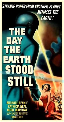 The Day The Earth Stood Still 1951 Sci Fi Movie Vintage Poster Print Retro Art • $21.58