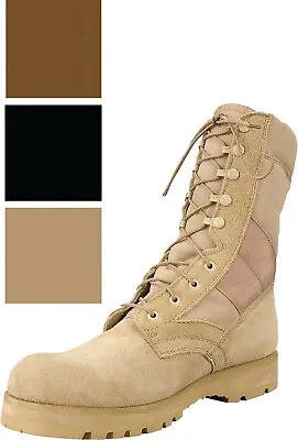 Tactical Boots Lug Sole Sierra Military Army Type Uniform Combat Boots 8  High • $71.99