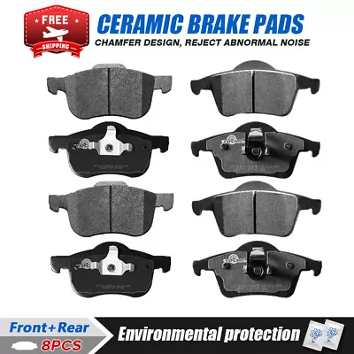 Front & Rear Ceramic Brake Pads For Volvo S60 S80 V70 XC70 • $43.33