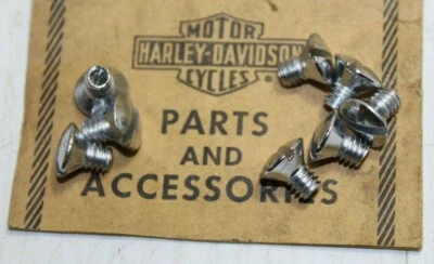 $4.95 • Buy Chrome Harley Knucklehead UL Flathead Panhead Primary Derby Cover Screws 2265W 