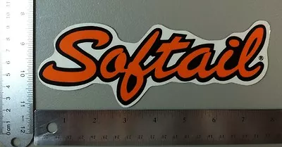 $12.98 • Buy Harley-Davidson Softail Outside Window Sticker. Vintage Harley Sticker. Helmet?