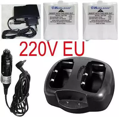 Charger AVP6 For Midland LXT340 Caricabatteria LXT320 380 LXT490 LXT500 LXT535 • $36.41