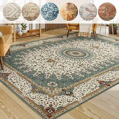 Non Slip Large Area Rug Living Room Carpet Rugs Hallway Runner Kitchen Floor Mat • £8.99