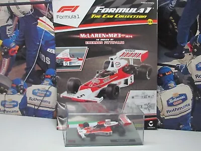 PANINI F1 SERIES - MCLAREN M23 - EMERSON FITTIPALDI - 1974 - 1/43 Scale #84 • $6.20