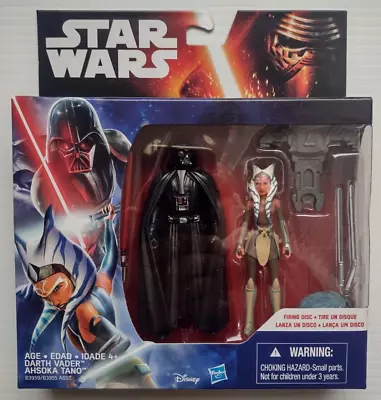 Star Wars New Rebels Mission Series 2 Pack Darth Vader Vs Ahsoka Tano Moc Figure • £19.90