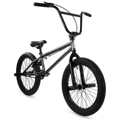 Elite 20  BMX Stealth Bicycle Freestyle Bike 1 Piece Crank Gunmetal NEW • $249
